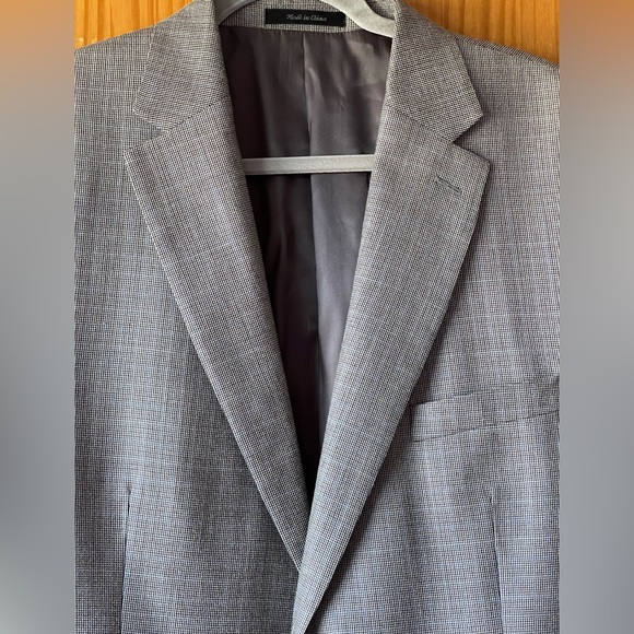 Ralph Lauren Modern Fit Plaid Silk-Wool Men’s Suit Jacket| Sz 46L - Picture 4 of 13
